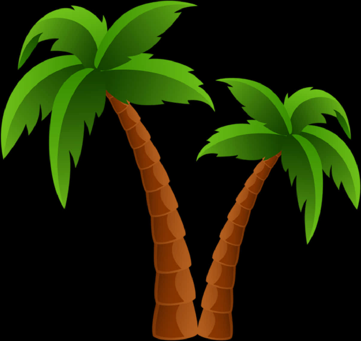 Tropical Palm Trees Vector