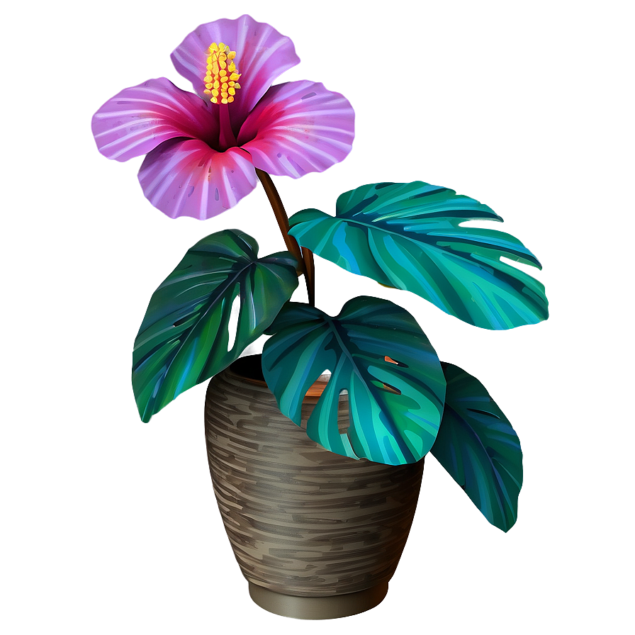 Tropical Paper Hibiscus Png 61