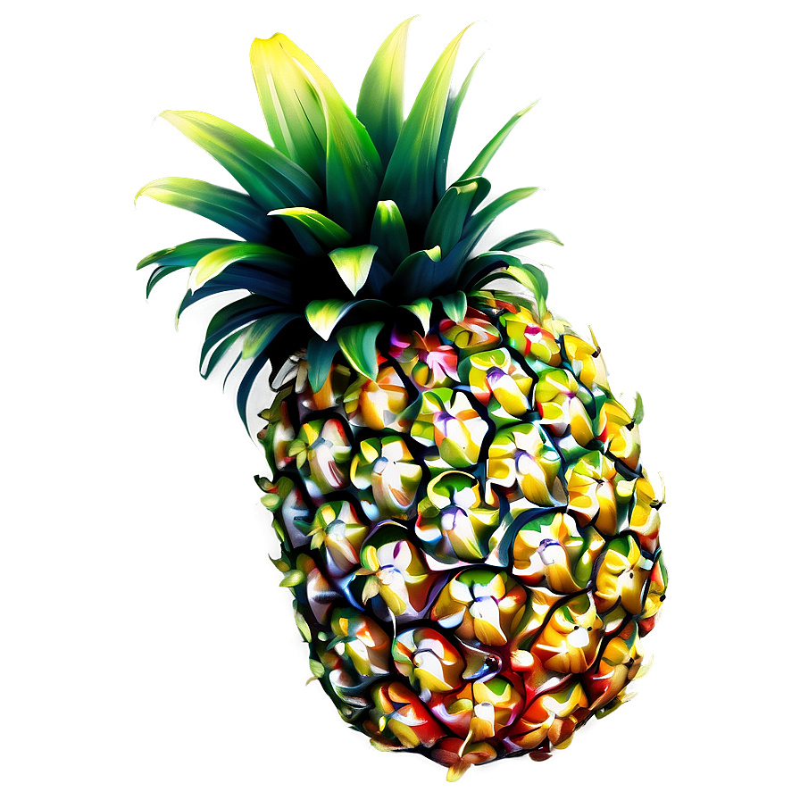 Tropical Pineapple PNG dij87 PNG with transparent background