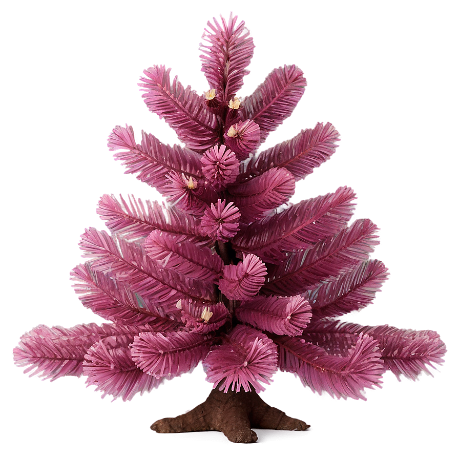 Tropical Pink Christmas Tree Png Hxu77