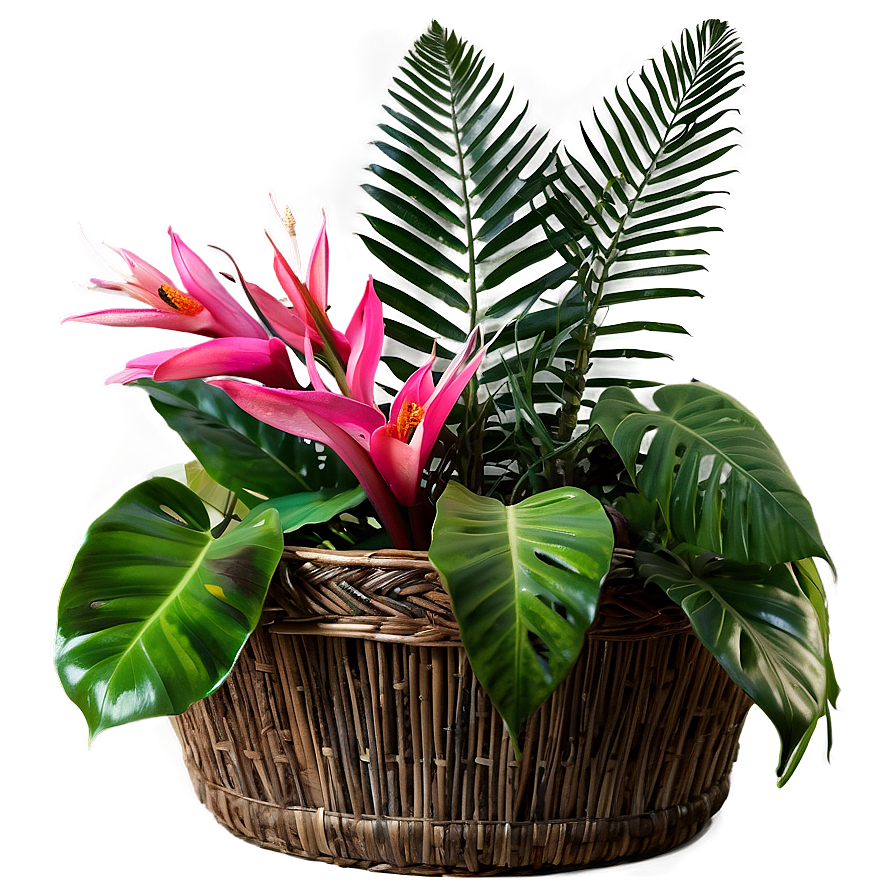 Tropical Plant Arrangement Png 06252024