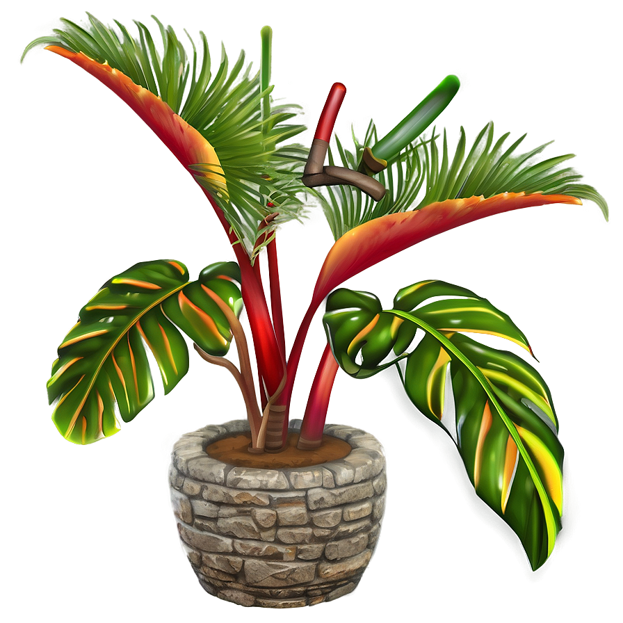 Tropical Plant Art Png Yqe