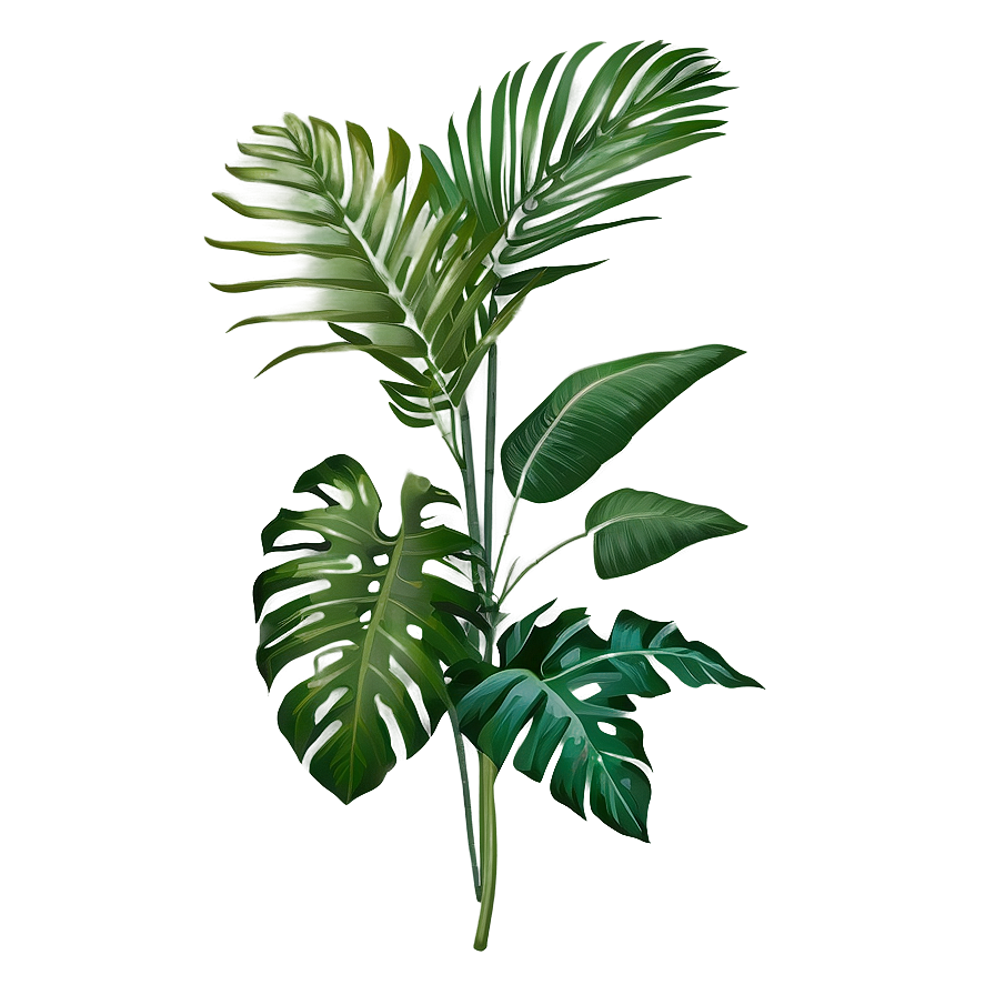 Tropical Plant Bouquet Png 86