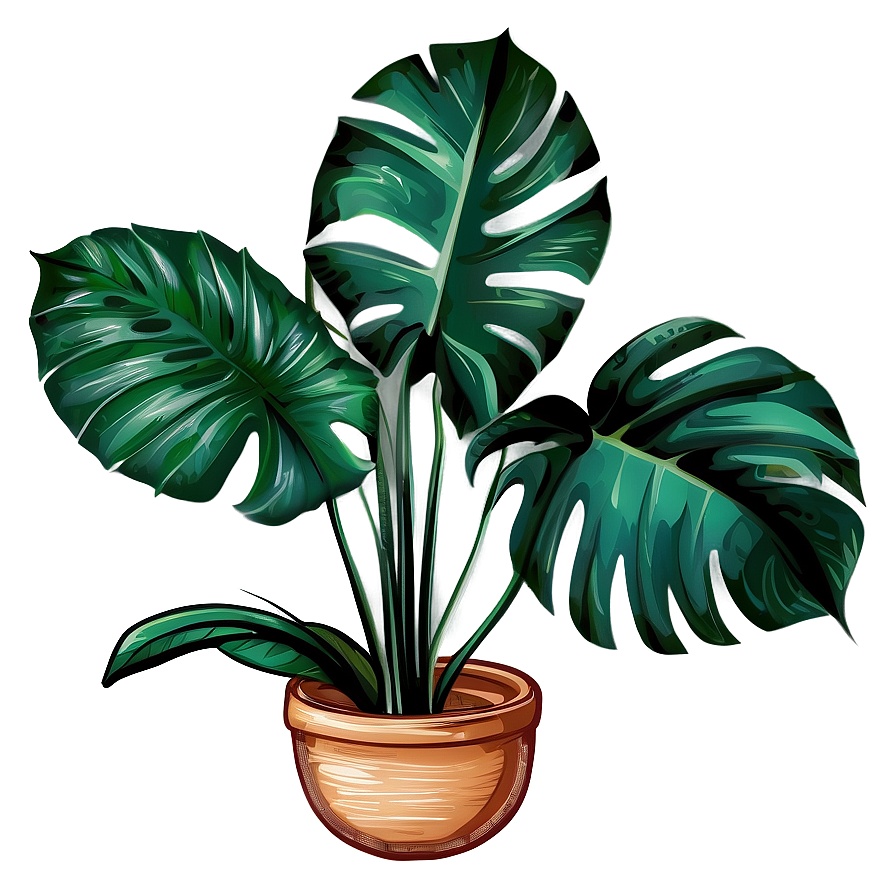 Tropical Plant Illustration Png 06272024