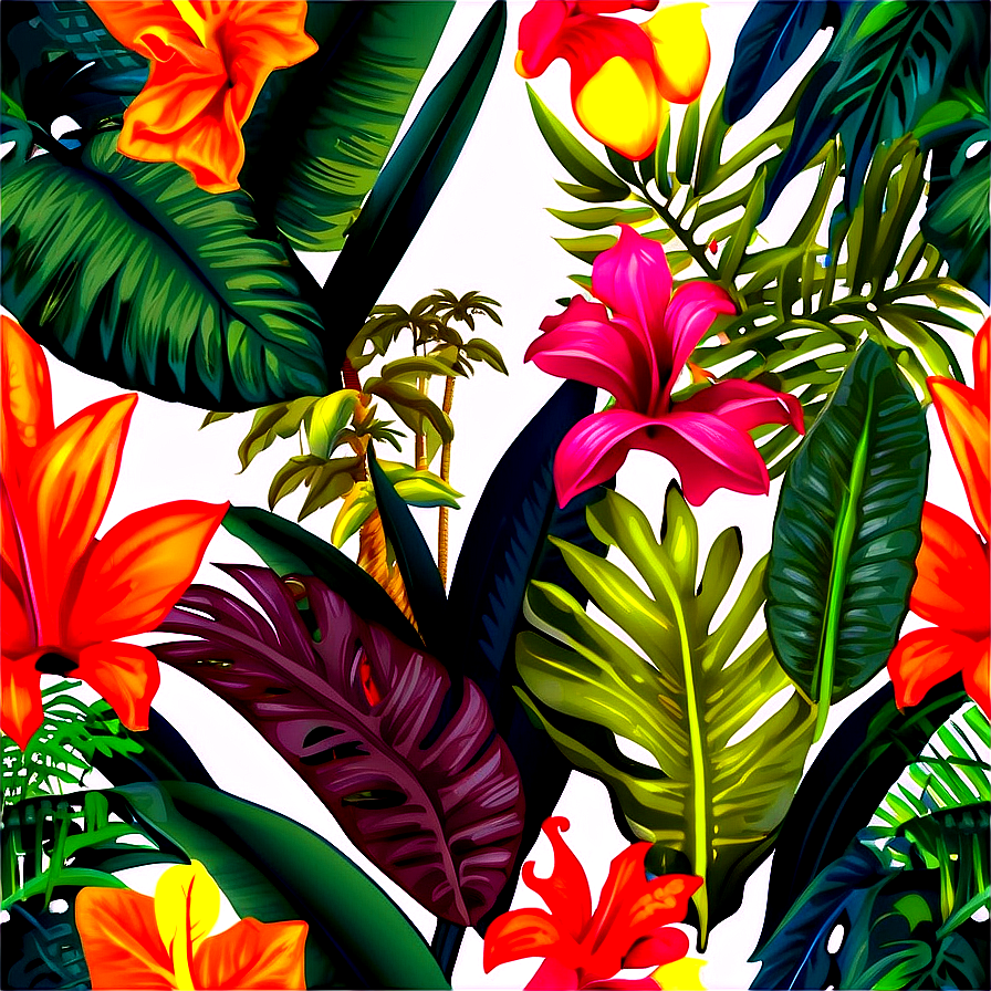 Tropical Plant Vector Png Jkj15