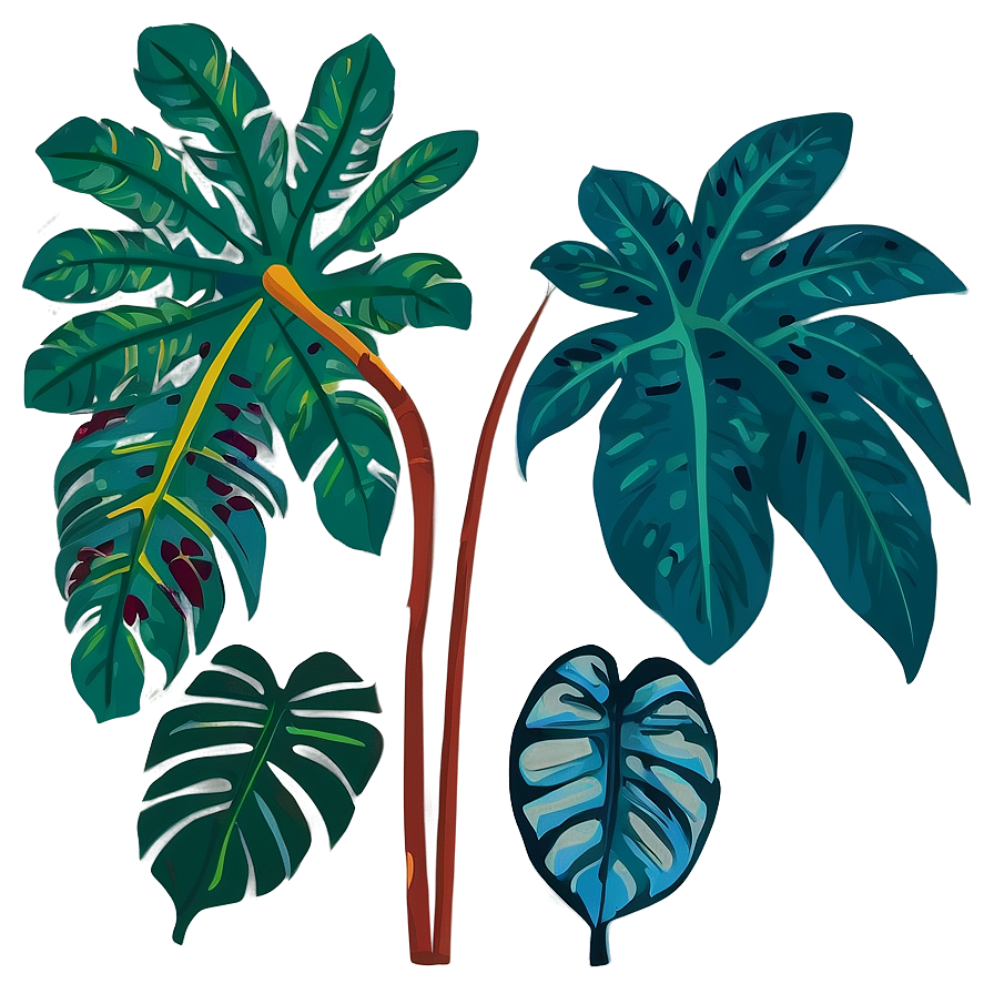 Tropical Plant Vector Png Mxi