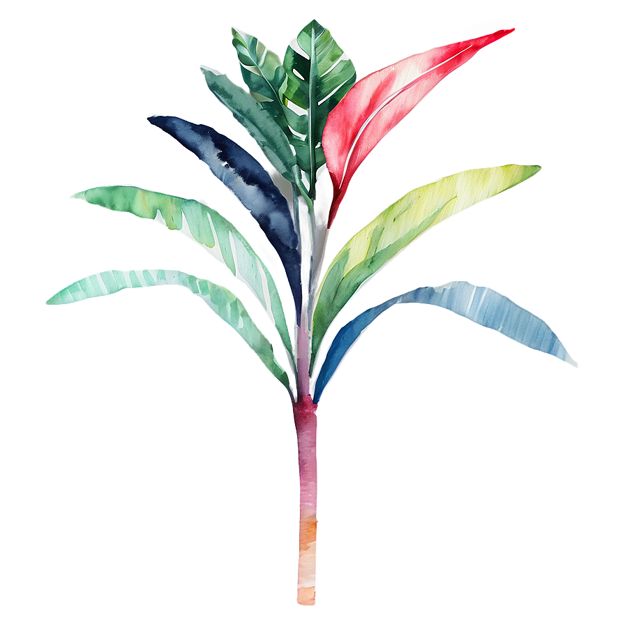 Tropical Plant Watercolor Png Yxm