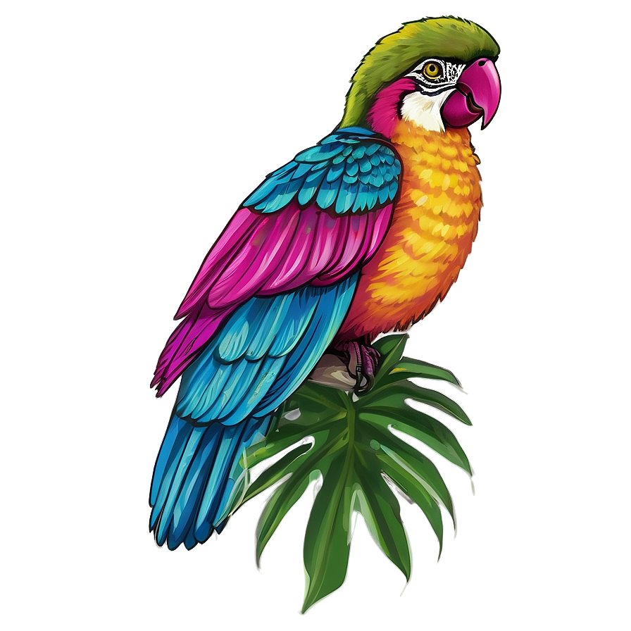 Tropical Print PNG 76 PNG with transparent background
