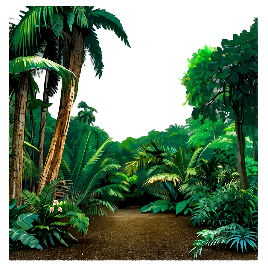 Tropical Rainforest View Png Xlq44