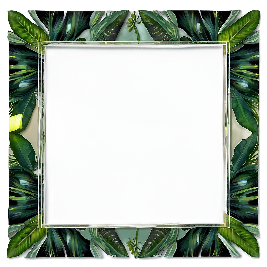 Tropical Retreat Frame Png Don2