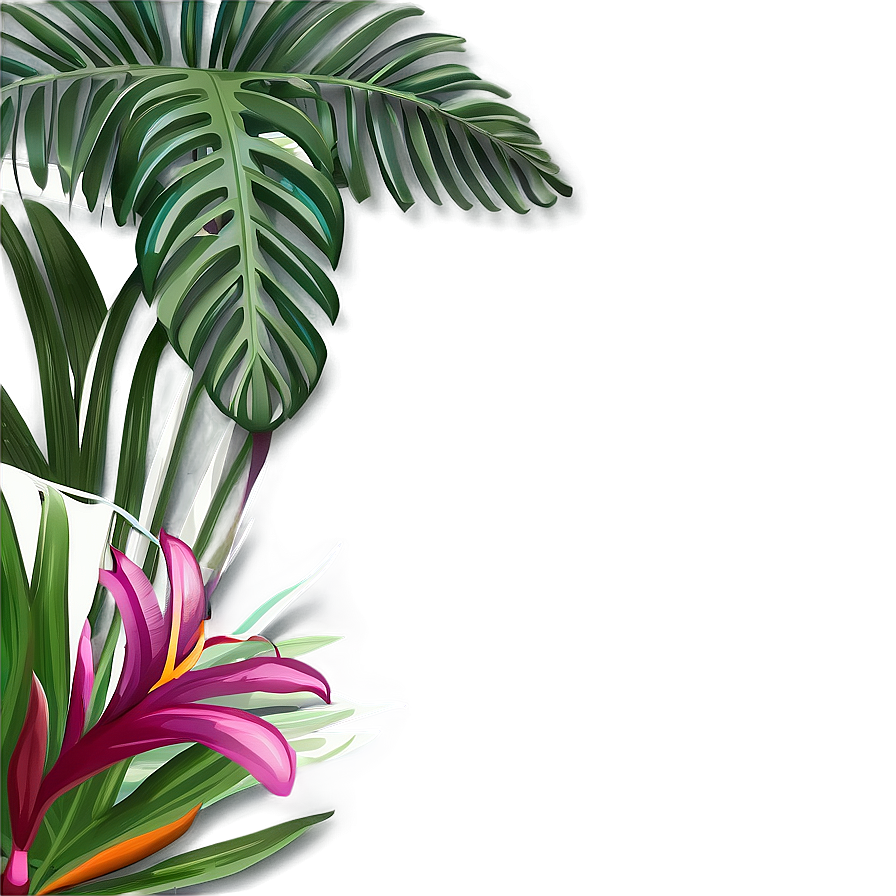 Tropical Scene Border Png 97