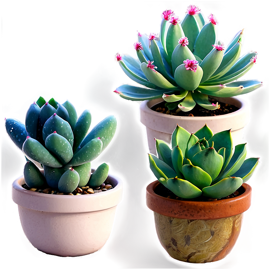 Tropical Succulents Selection Png Pkm88