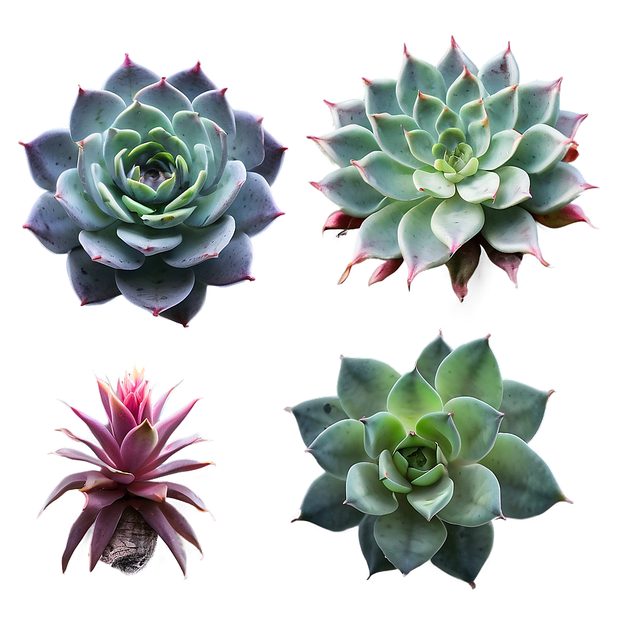 Tropical Succulents Selection Png Sud69