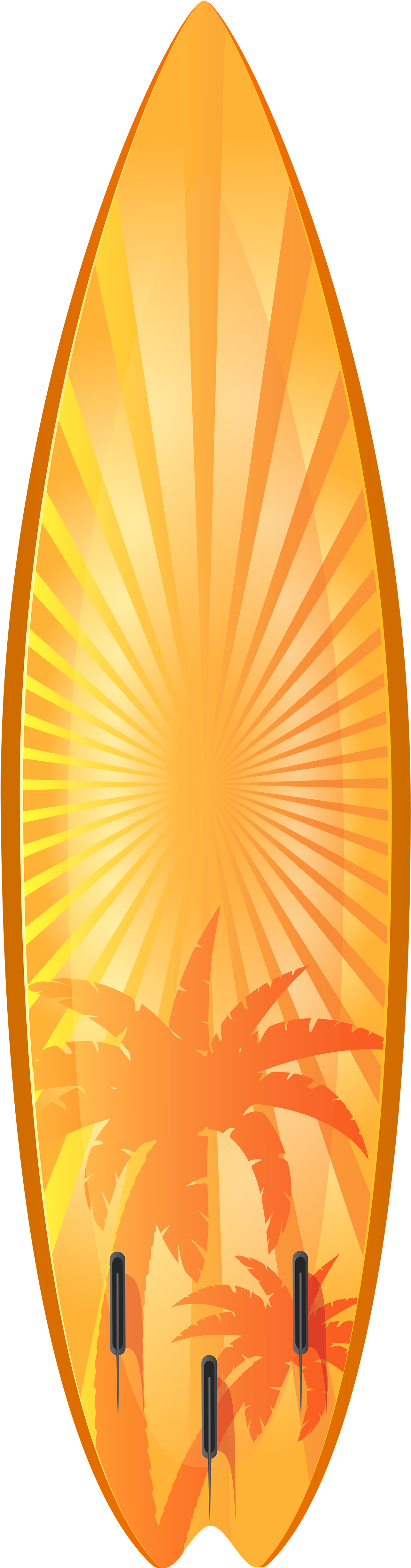 Tropical Sunset Surfboard Design