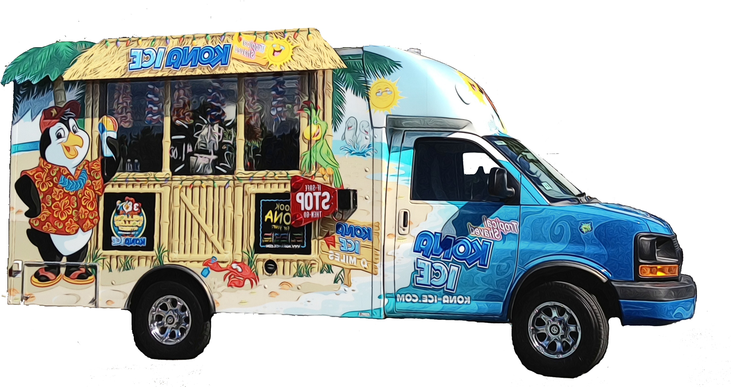 Tropical Themed Food Truck