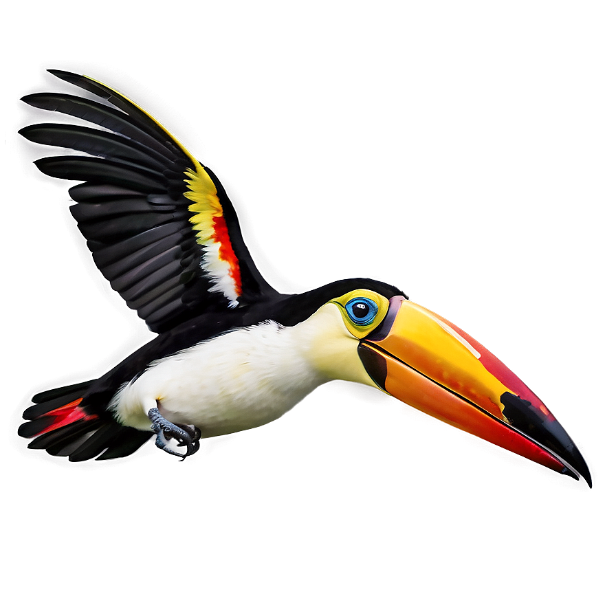 Tropical Toucan Flight Png 5