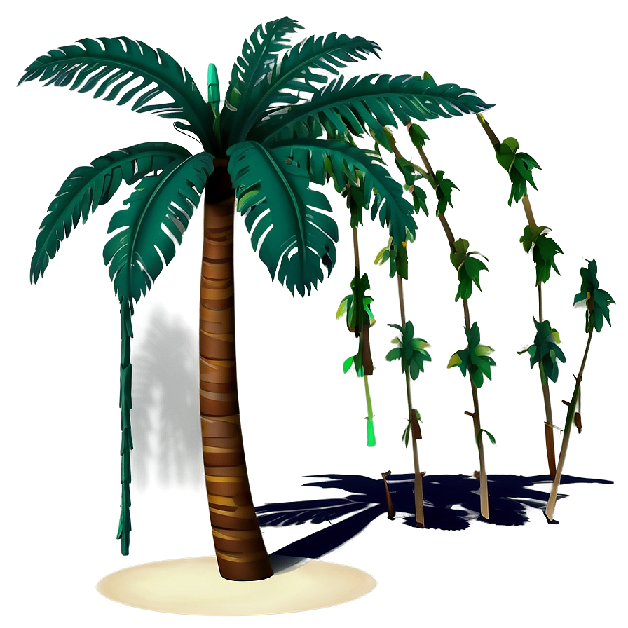 Tropical Tree Shadow Png Csq