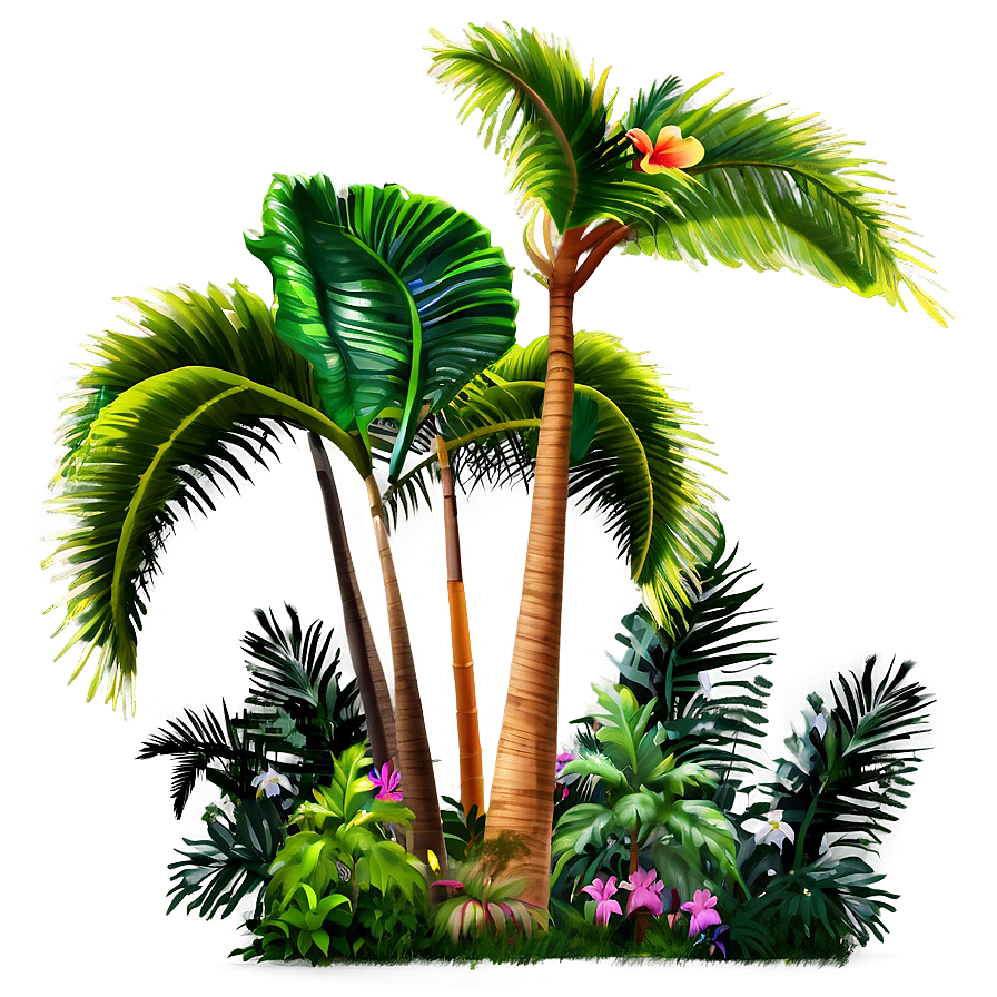 Tropical Trees Png Wji