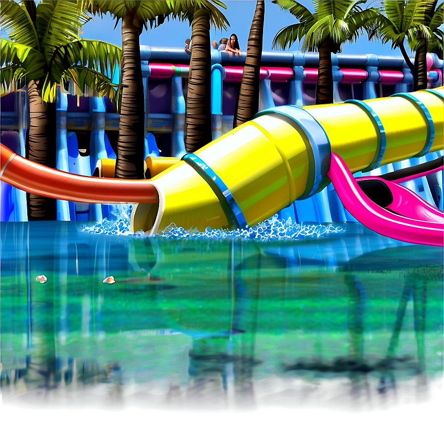 Tropical Water Park Escape Png Vnu