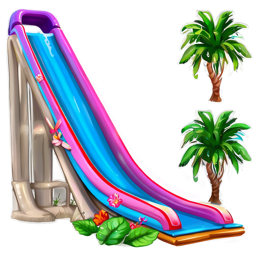 Tropical Water Slide Png 06122024