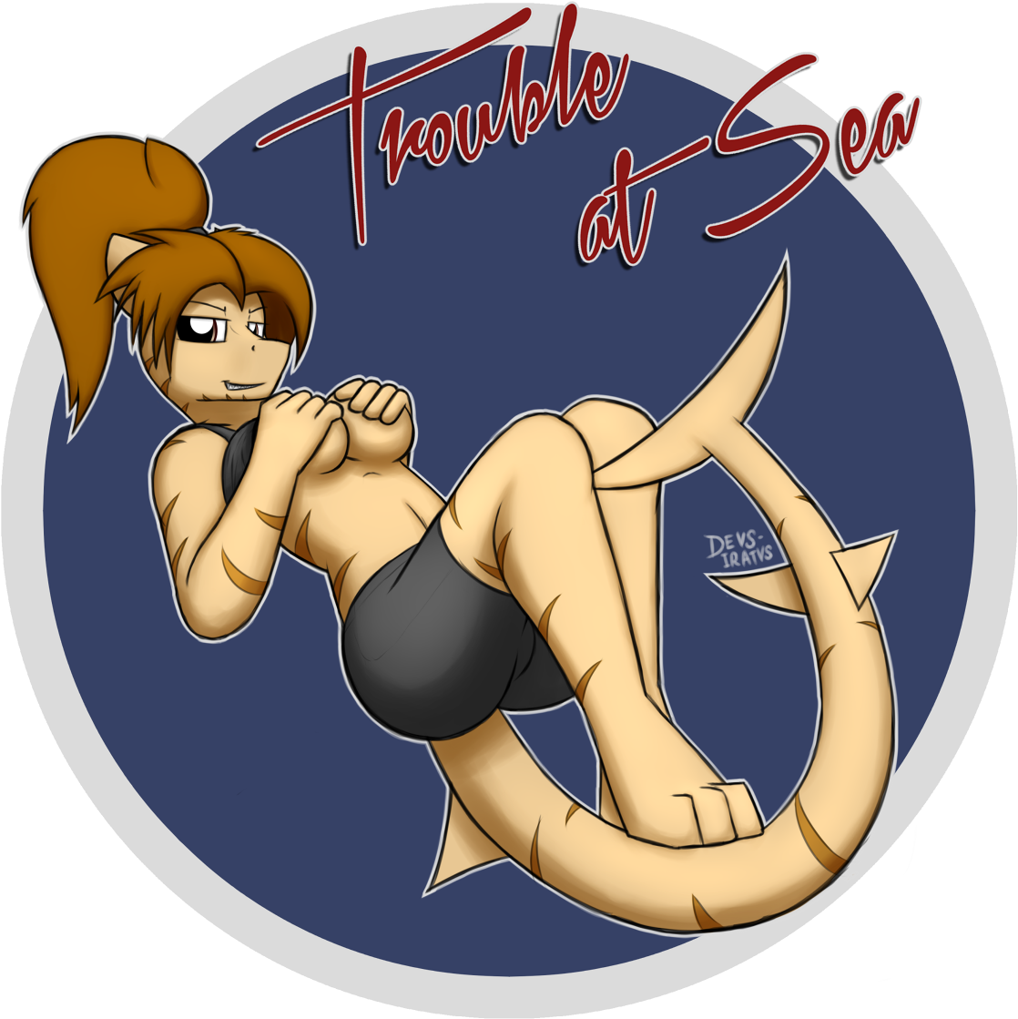 Troubleat Sea Mermaid Pinup