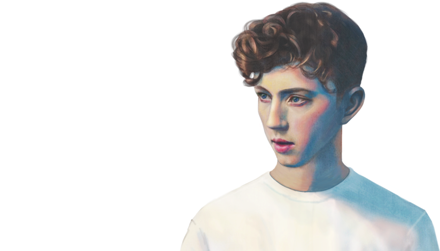 Troye Sivan Blue Neighbourhood Png, Transparent Png PNG with transparent background