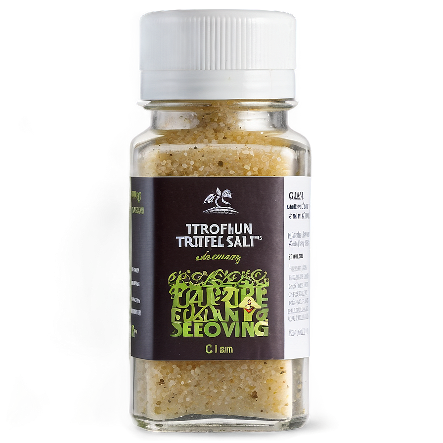Truffle Salt Seasoning PNG cpr PNG with transparent background