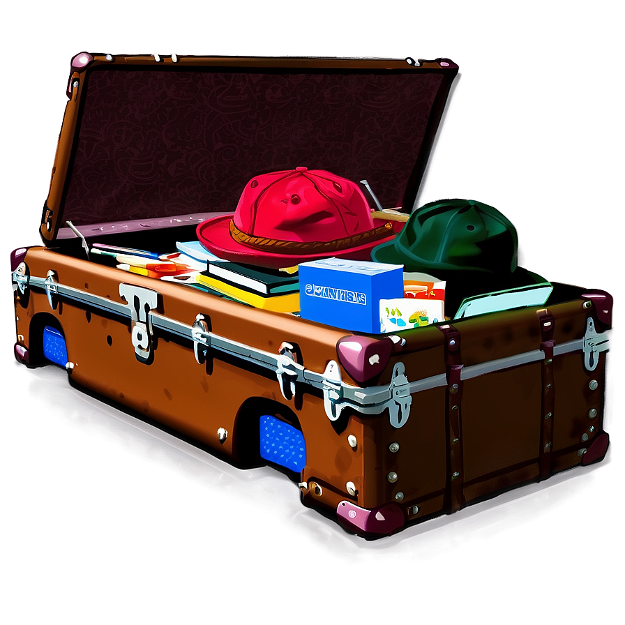 Trunk for College PNG hpy PNG with transparent background