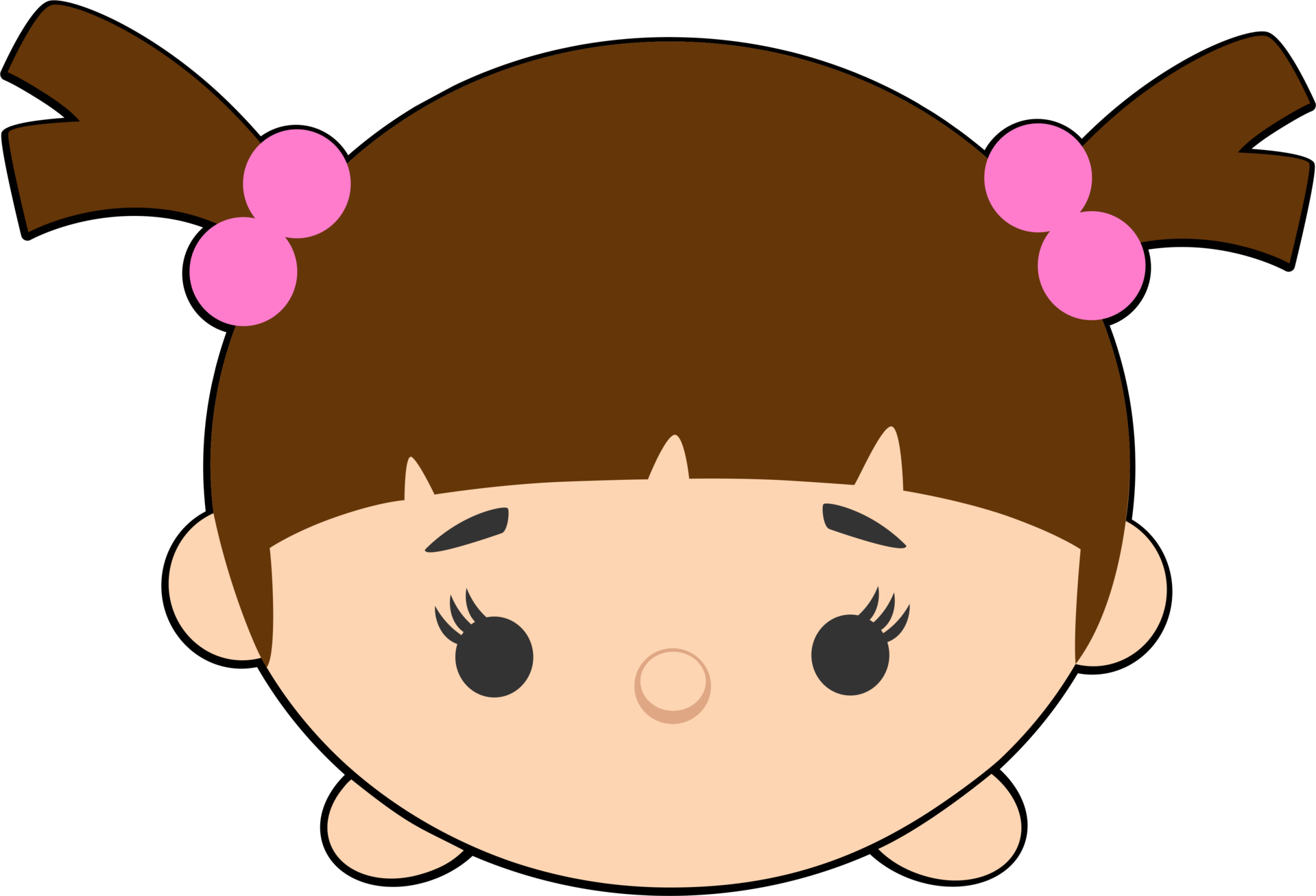 Tsum Tsum Cartoon Girl Character