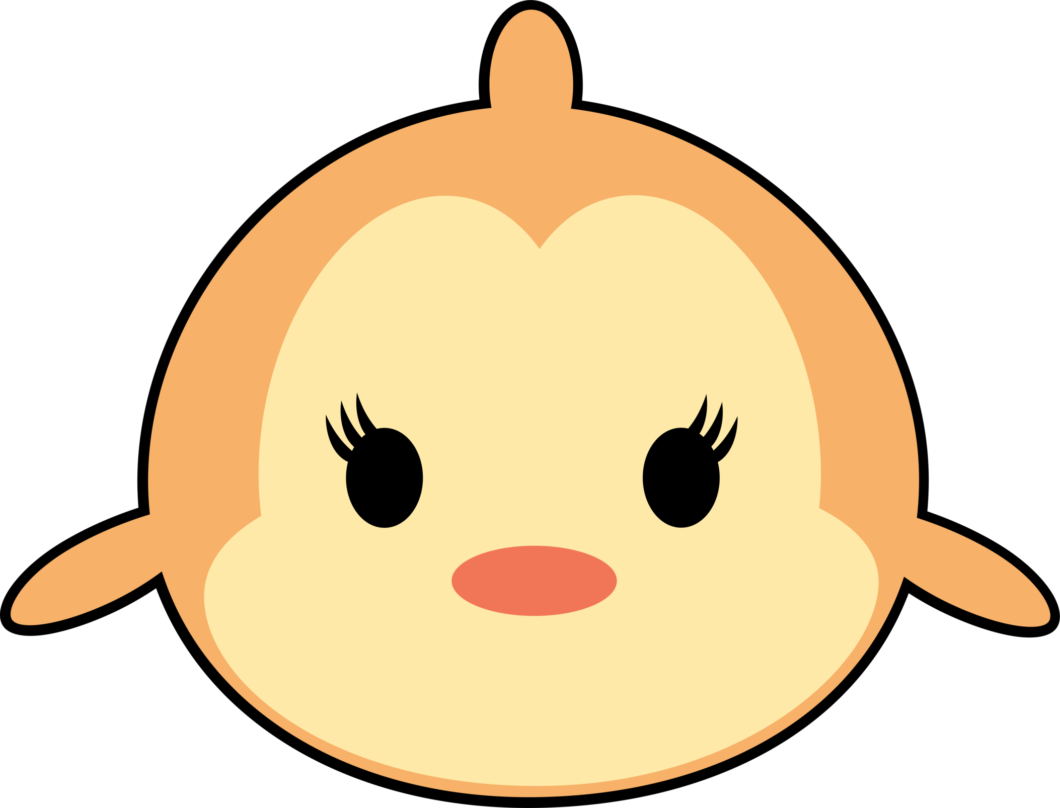 Tsum Tsum_ Character_ Face_ Vector