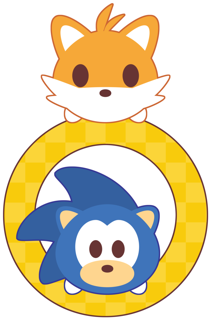 Tsum Tsum Sonicand Tails Stacked