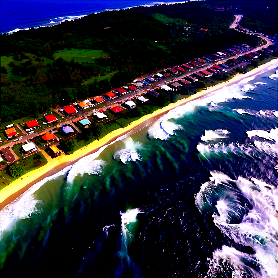 Tsunami Aerial View Png Xok