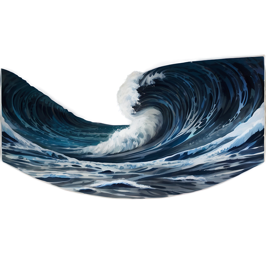 Tsunami Rising Wave Png 84