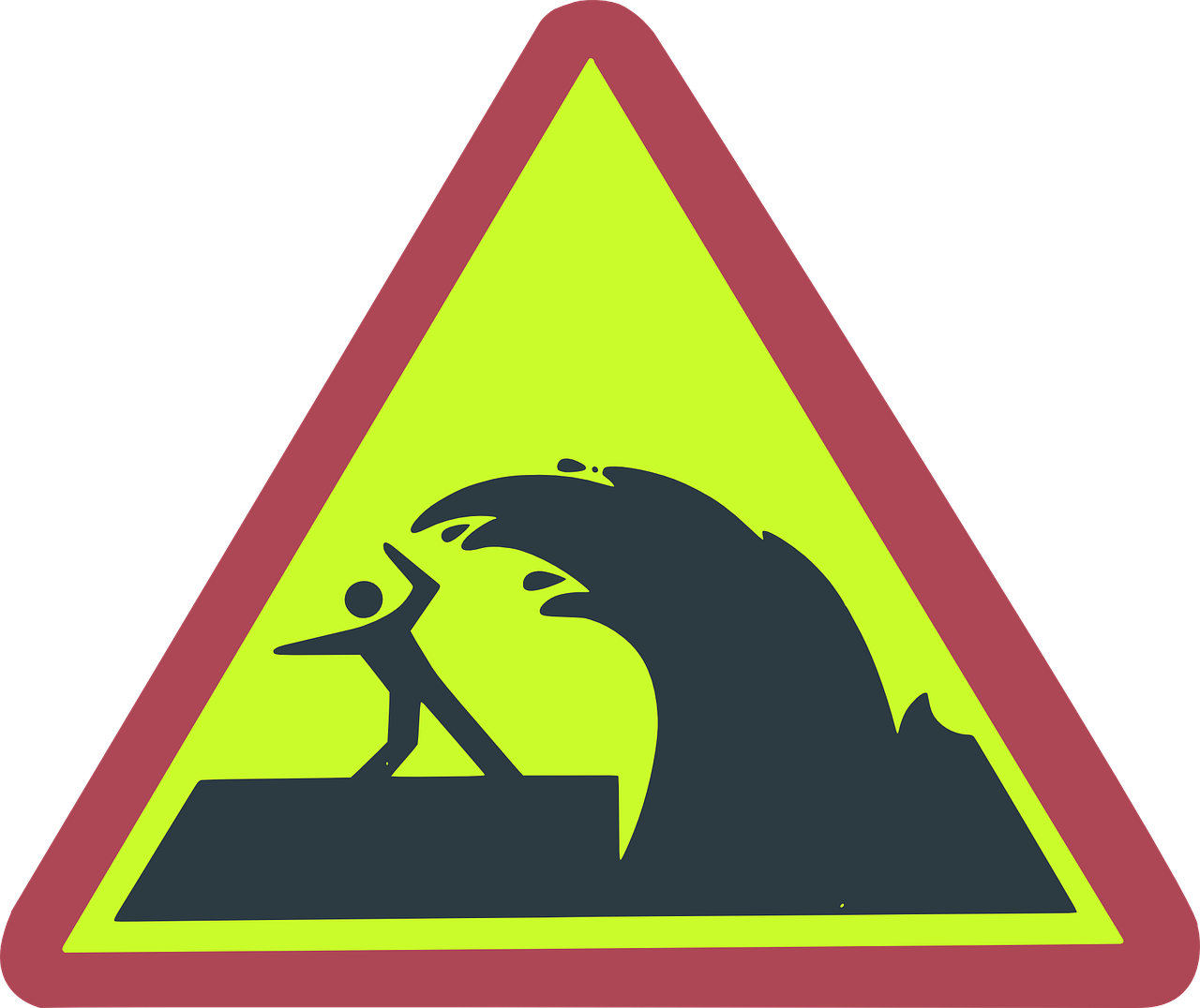 Tsunami Warning Sign