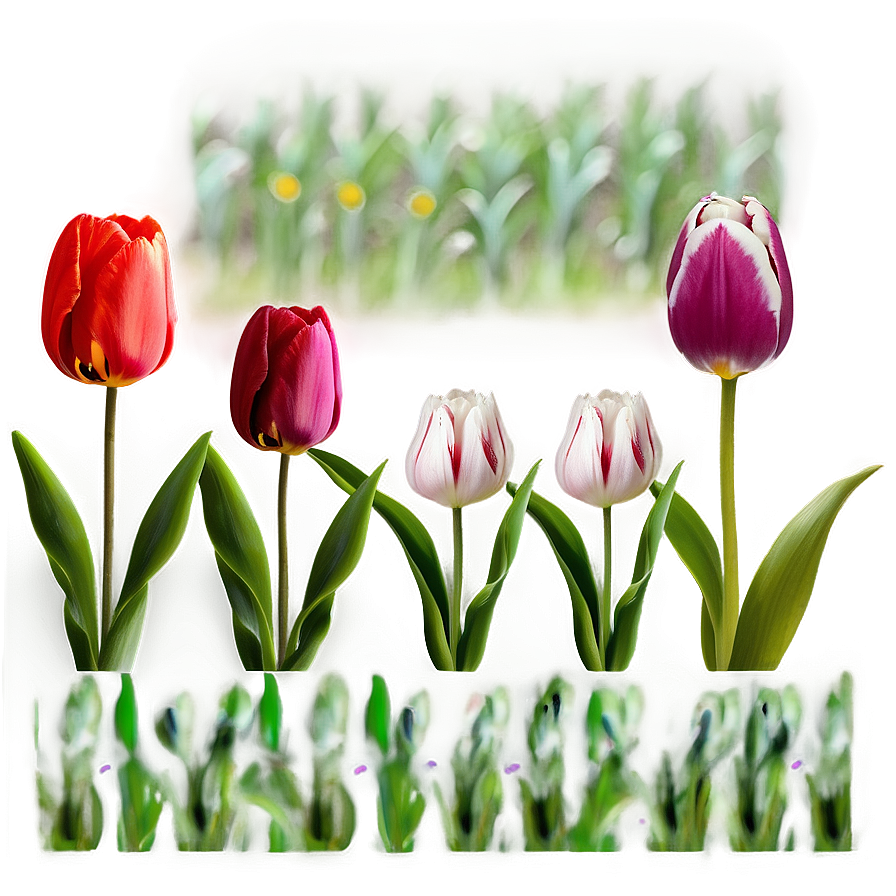 Tulip Field Png Cgb4