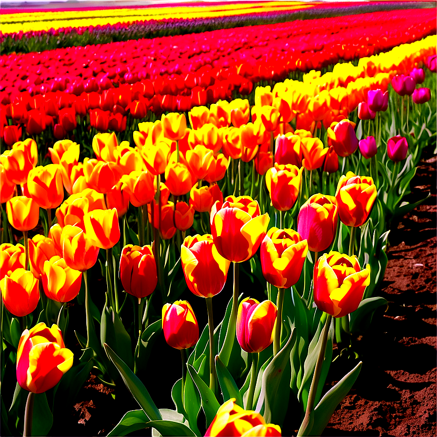 Tulip Field Png Obt1