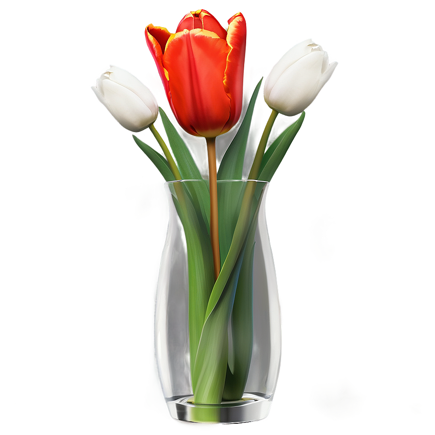 Tulip Vase Png Caw58