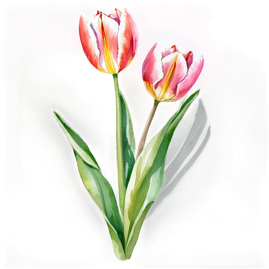 Tulip Watercolor Masterpiece Png Ght