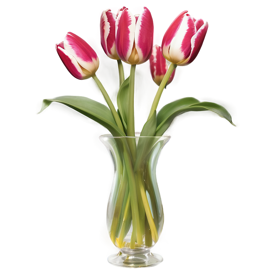 Tulips In Vase Png Nwh