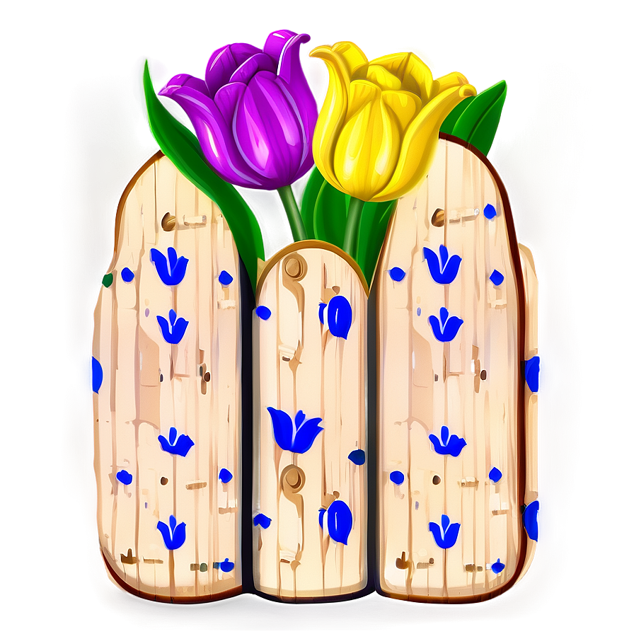 Tulips On Wood Png Gha