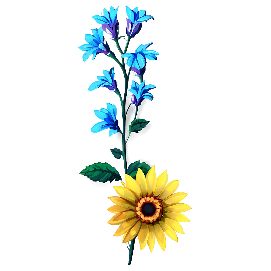 Tumblr Flowers Art PNG 06112024 PNG with transparent background