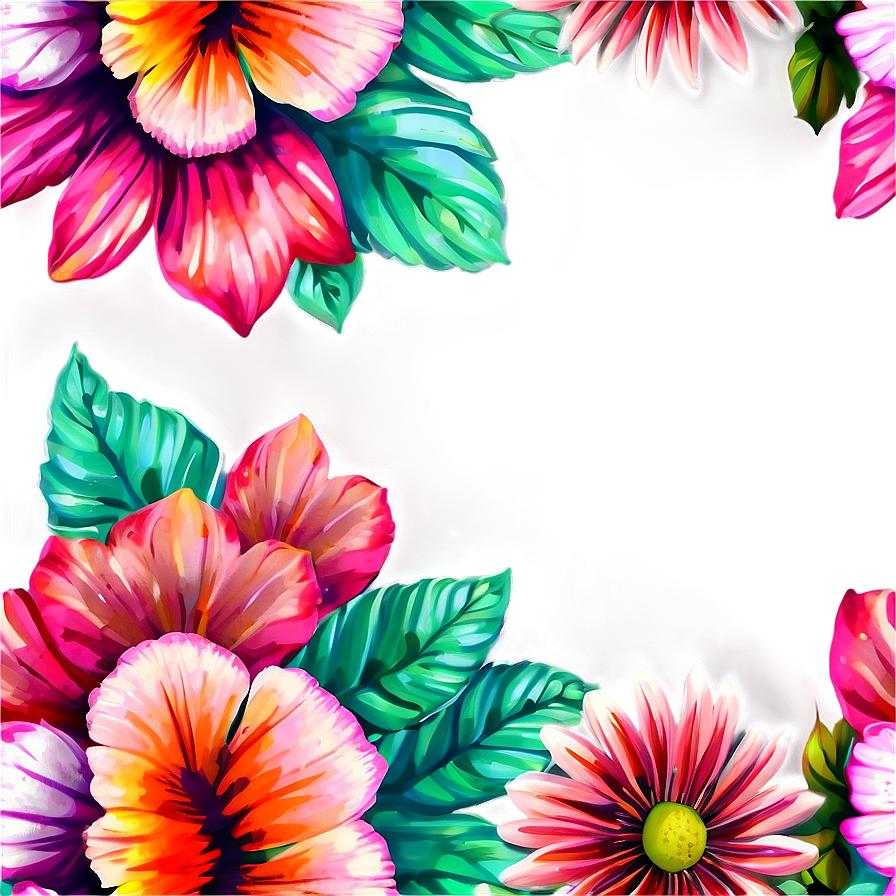 Tumblr Flowers Art PNG khm49 PNG with transparent background
