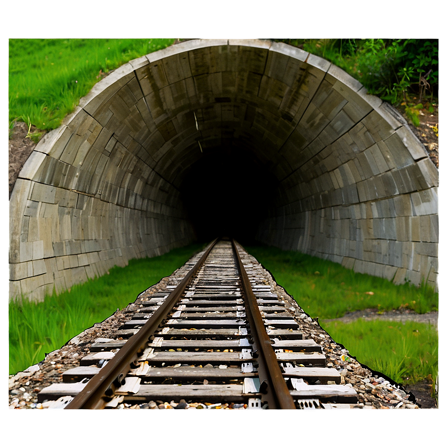 Tunnels And Railroad Tracks Png 42