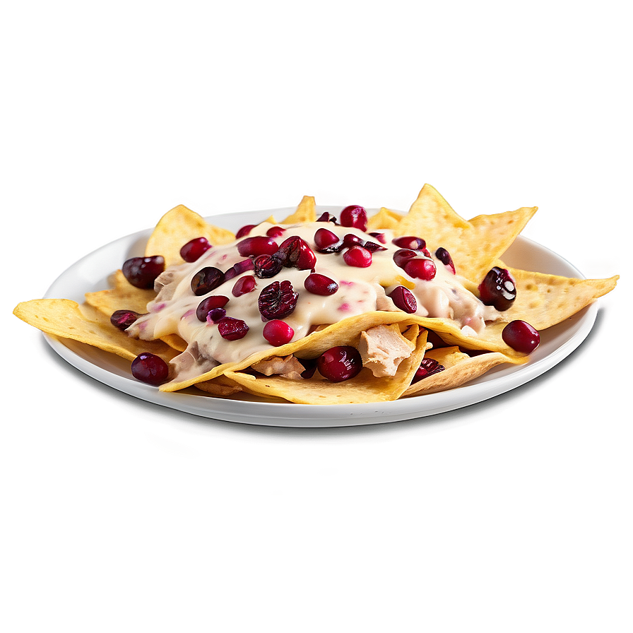 Turkey and Cranberry Nachos PNG xtr65 PNG with transparent background
