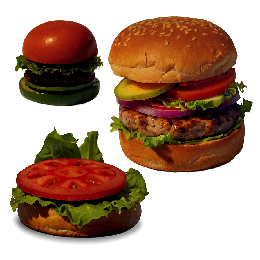 Turkey Burger Png 05042024