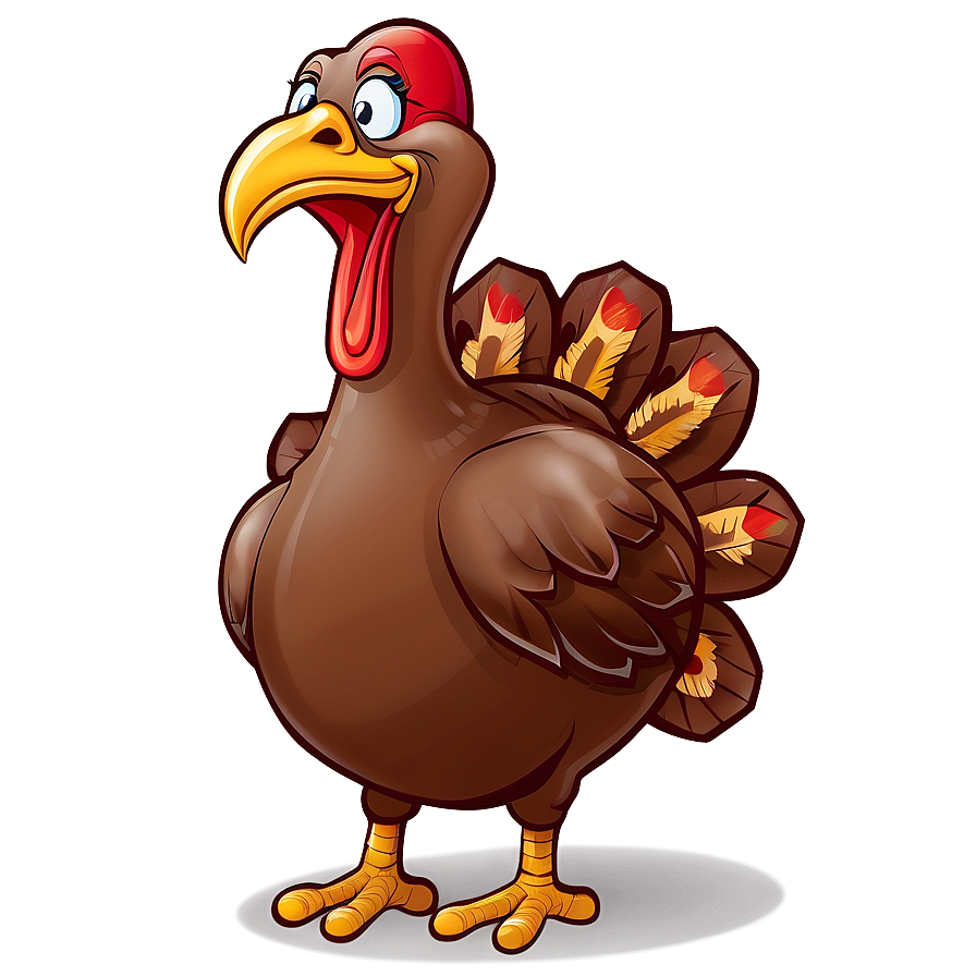 Turkey Cartoon Art Png 06272024