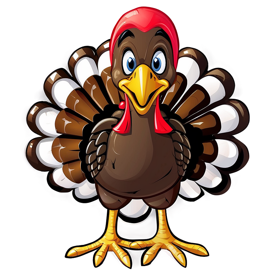 Turkey Cartoon Mascot Png 16