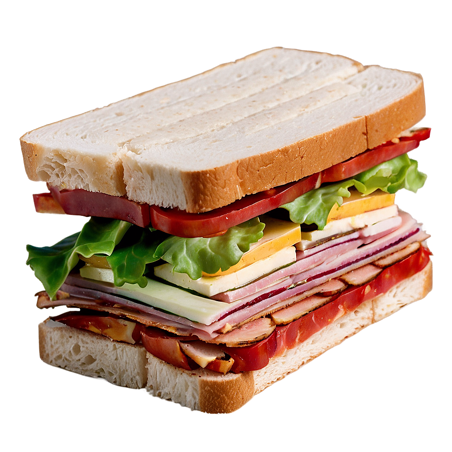 Turkey Club Sandwich PNG 05232024 PNG image with a transparent background, free high-resolution download
