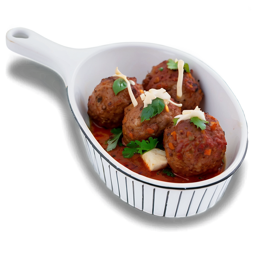 Turkey Meatball Serving Png 20