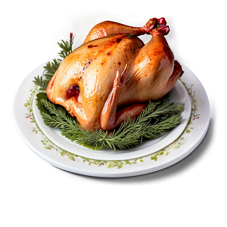 Turkey On Plate Png 25